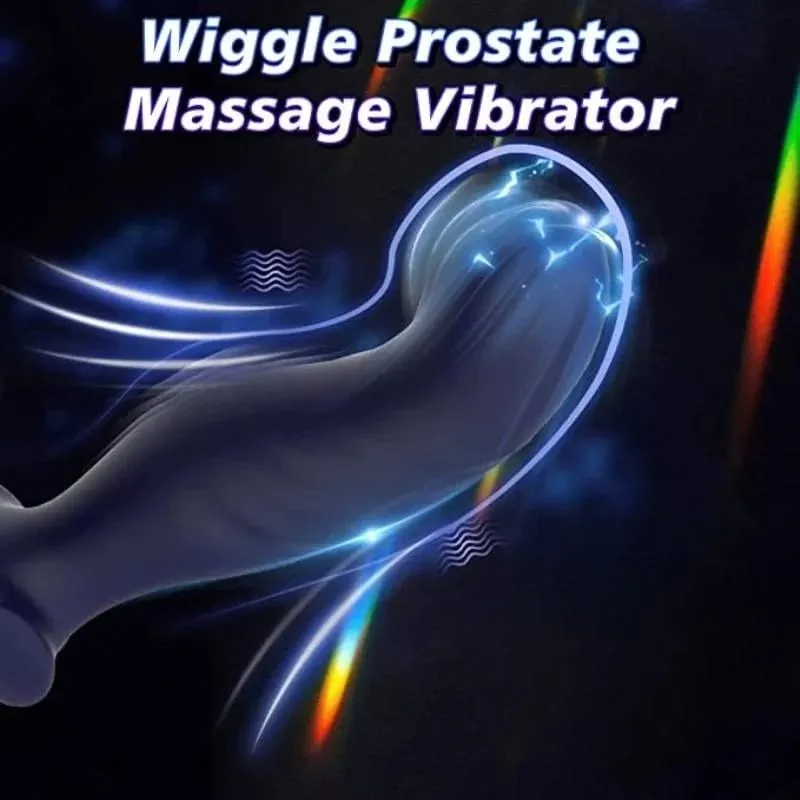 Anal Vibrator Bucking Prostate Massager With Penis Ring Remote Control Vibrating Butt Plug Cockring Anus Sex Toy Para sa Mga Lalaki Mag-asawa