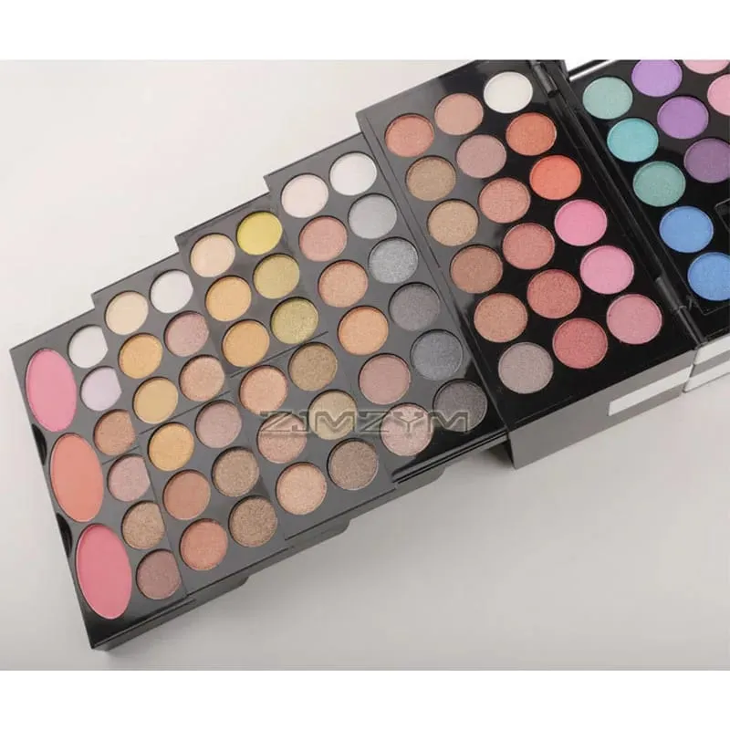 148 Colors All in One Makeup Kit Professional Eyeshadow Palette with Blush Highlighter Concealer Brushes Portable Makeup Set — image 4
