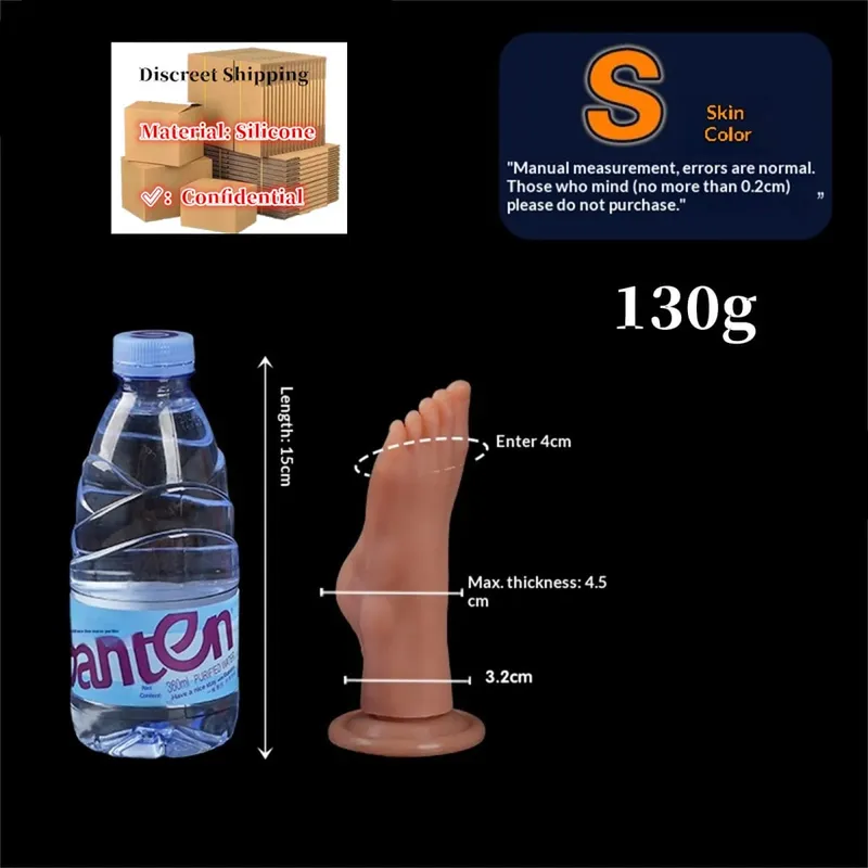 Enorme Voeten Stijl Anale Plug Grote Siliconen Kont ButtPlug Diepe Masturbator Dildo Dilatator Stimulator Anale Dildo Adult Sex Toy Voor vrouwen — image 8