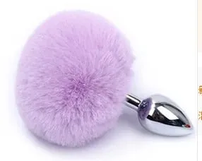 Rabbit Tail Fox Tail Anal Plug Metal Butt Plug Prostate Massager BDSM Cosplay Erotic Sex Toys For Women Couples Adults Sex Game — image 22