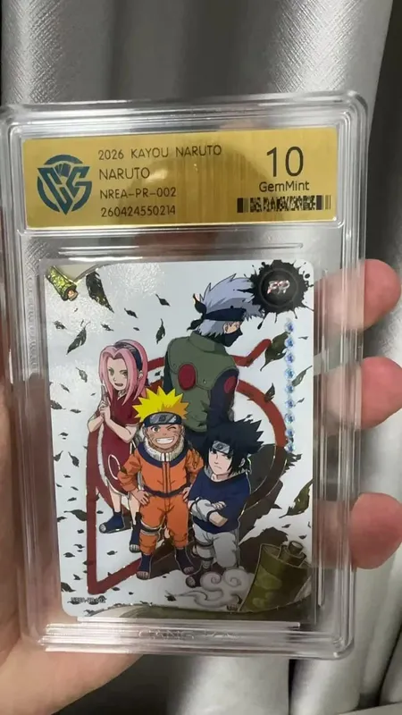 Naruto Card Αγγλική έκδοση PR-001PR-002 PRISTINE-10.0 Αυθεντική κάρτα αξιολόγησης KAYOU — image 9