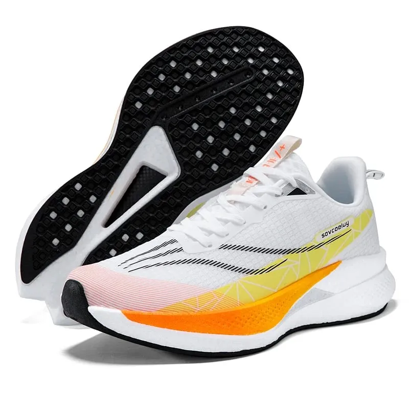 Carbon Plate Running Shoes Men Casual Marathon Athletic Sports Outdoor Travel Breathable Lightweight Comfortable Women Sneakers — image 11