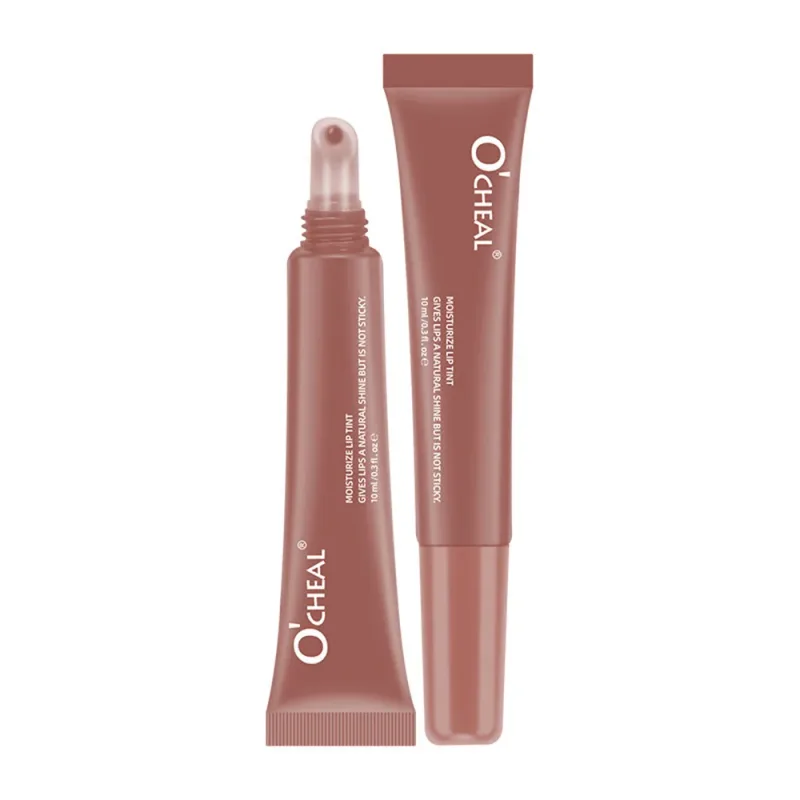 Bálsamo labial hidratante espelho brilho labial baunilha hortelã gelado bolo de café cheiro batom transparente óleo labial maquiagem — image 8