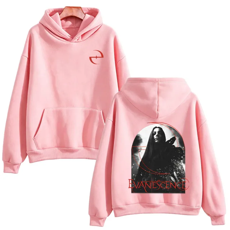 Sanctuary Logo Hoodie Evanescence Rock Band Pullovers Fashion Unisex High Street Sweatshirts Casual Long Sleeve Loose Streetwear — image 13