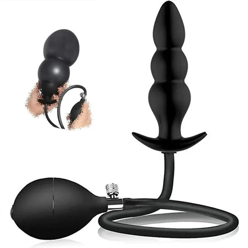 Expansor anal expandir inflável anal plug oversized enema treinamento butt plug dilatador bunda brinquedo sexual de próstata para homens — image 6