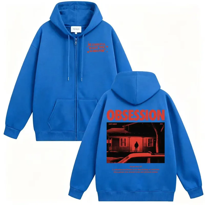 2026 Movie Obsession Felpa Giacca Cappotti One Wish Willow Fai attenzione a ciò che desideri per gli occhi Felpe con cappuccio retrò con zip alla moda da uomo