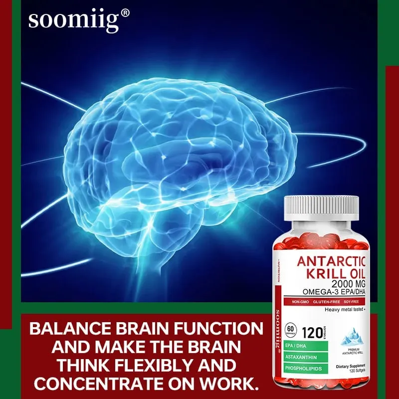 Antarctische krilloliecapsules 2000 mg Omega-3 EPA & DHA met astaxanthinesupplement afkomstig van rode krill Maximale sterkte — image 5