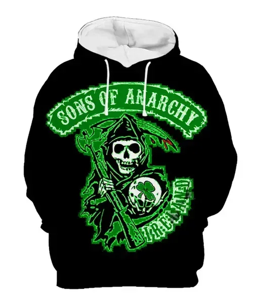 Hot Sale Men's 3D Print Hoodies Sweatshirts Sons of Anarchy Street Style Unisex Loose Casual Pullover Y2K Tracksuit Autumn — image 12