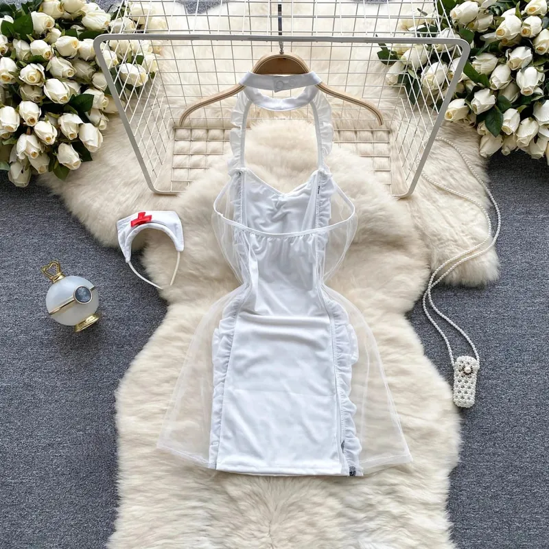 Женское модное тонкое прозрачное облегающее платье Pure Desire, женское новое винтажное сексуальное сетчатое фиолетовое длинное платье с лямкой на бретельках и вышивкой — image 10