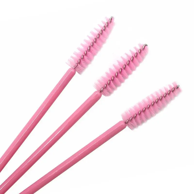 50 ks pro roubování prodlužování řas Ženy štětec na make-up Nástroje Jednorázové nylonové řasenky hůlka aplikátor štětce na řasy