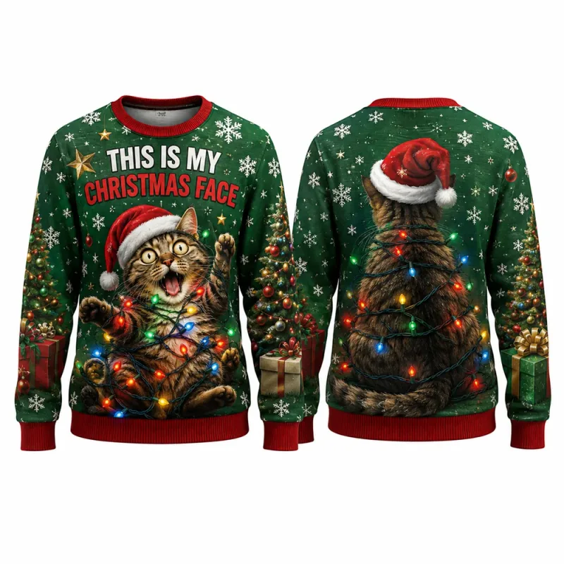 Lets Get Blitzened Reindeer Christmas Sweatshirt 3D Print Crewneck Unisex New Funny Ugly Xmas Party Holiday Jumper Autumn Wear