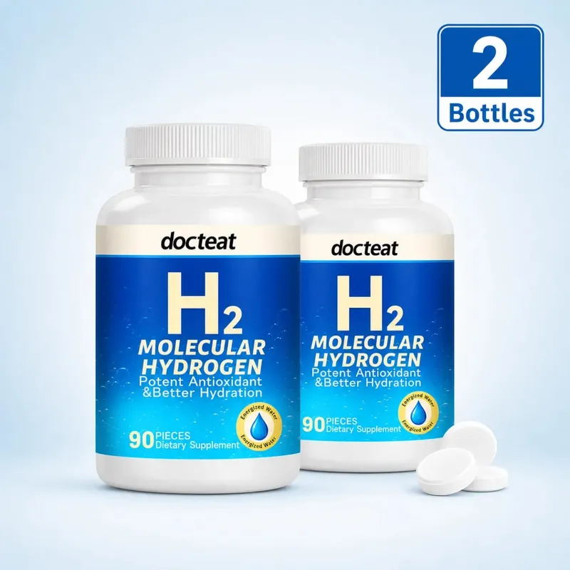 90pcs H2 โมเลกุลบำรุงฟื้นฟูเปลี่ยนสีผมพร้อมเคลือบเงาผมในขั้นตอนเดียวสีผมติดทนนาน 2 เดือนลดการหลุดร่วงของเส้นผมปลอดภัยไร้สารไฮโดรเจนเม็ดน้ำที่มีแมกนีเซียม 160mg Effervescent เครื่องดื่มอาหารเสริมสำหรับ Travel Gym Home Hydration — image 8