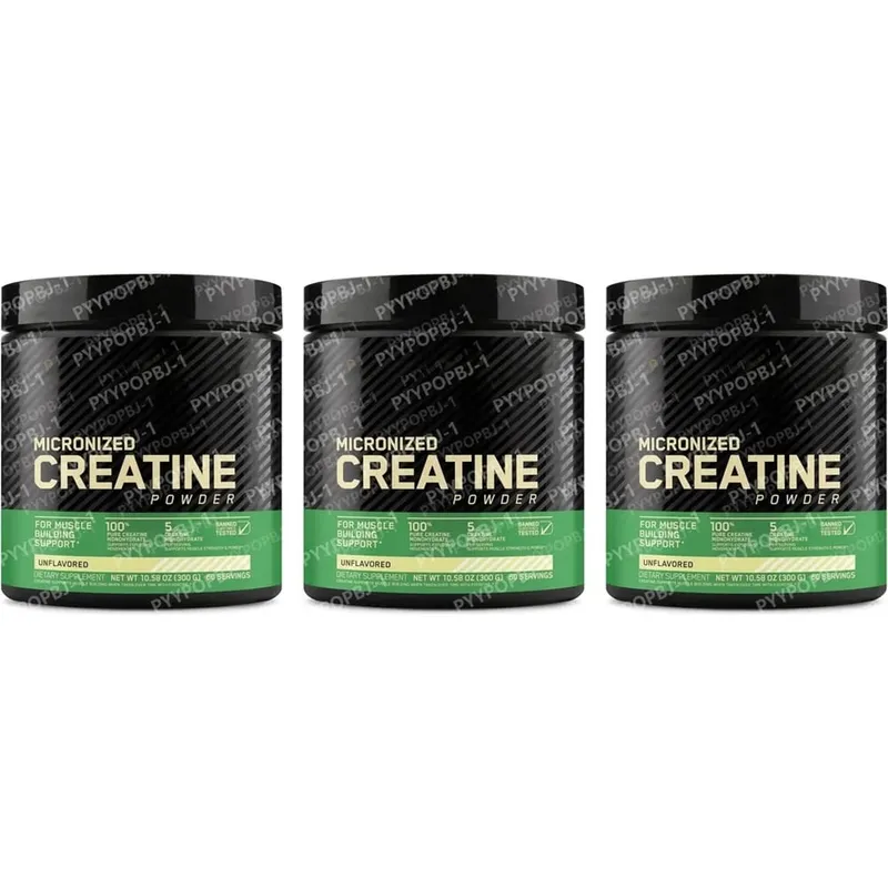 Micronized Creatine Monohydrate Pure & Unflavored Powder for Muscle Building Strength Power & Recovery Support Adults 300g — image 9