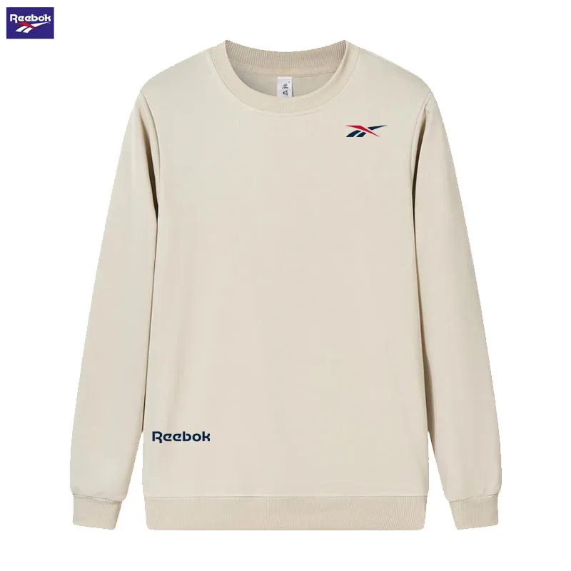 2026 Stride Running Spring/Autumn Men's and Women's Universal Round-neck Hoodie - Lightweight Solid-color Long-sleeved Loose-Fit — image 5