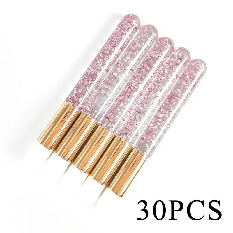 Wholesale 30/50pcs Eyelash Cleaning Brushes for Extensions Glitter Lash Shampoo Brush Nose Pore Cleansing Makeup — image 12