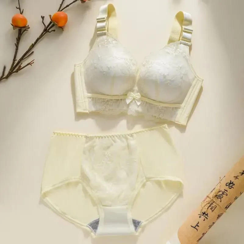 Sujetador de encaje Sexy, Push Up, sujetador suave, recolección de senos pequeños, encaje antiflacidez, ropa interior de mujer, lencería ajustable — image 14