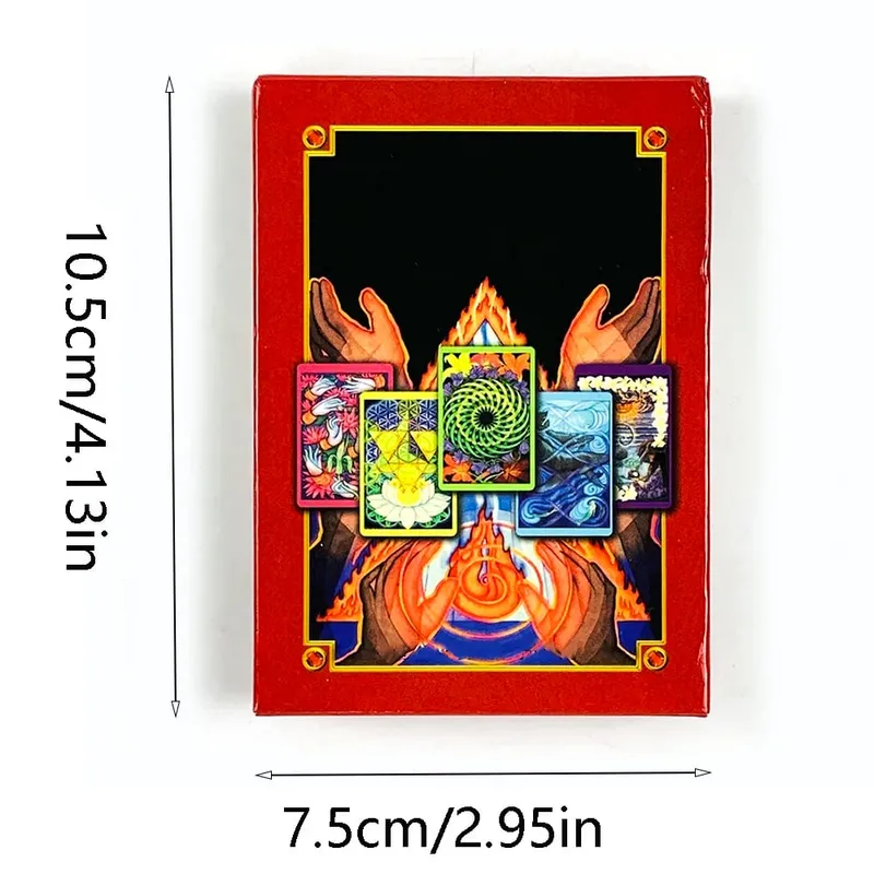 Vizyoner Yol İçin Yeni Kutsal Geometri Kartları Matematik Bilimi ve Maneviyatı Bütünleştiren 64 Adet Oracle Kartları Parti Oyunu — image 6