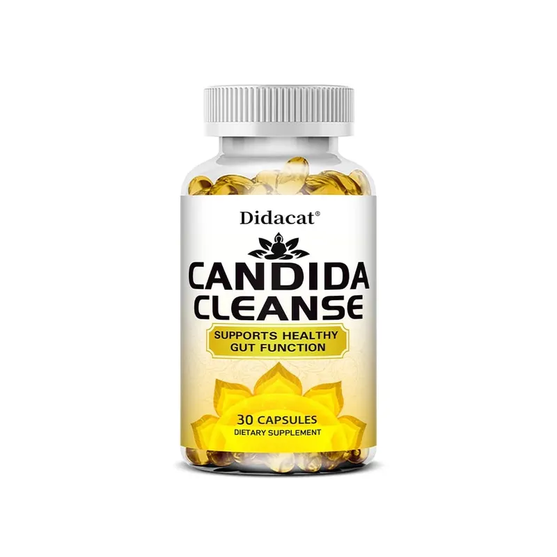 Candida Cleanse-innehåller naturliga örter och probiotika för att stödja en sund tarmfunktion och immunhälsa Lämplig för unisex — image 8