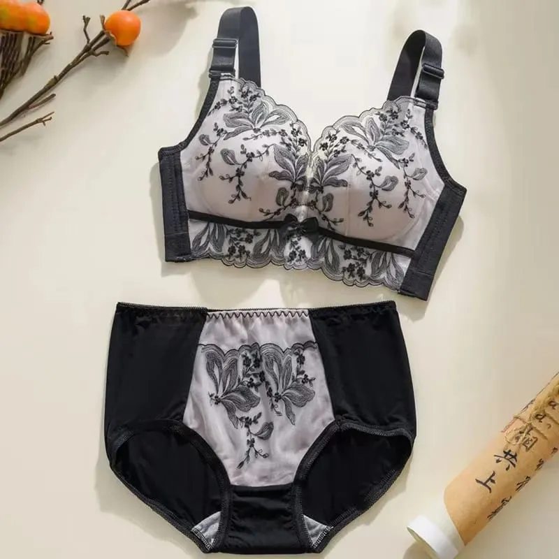 Sujetador de encaje Sexy, Push Up, sujetador suave, recolección de senos pequeños, encaje antiflacidez, ropa interior de mujer, lencería ajustable — image 6
