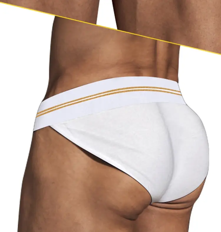 Briefs Male Seamless Hip Design Mens Underwaer Super Large Wide 5cm Elastic Band Independent Codpiece Boy Short Pants 3256807000572618 — image 13