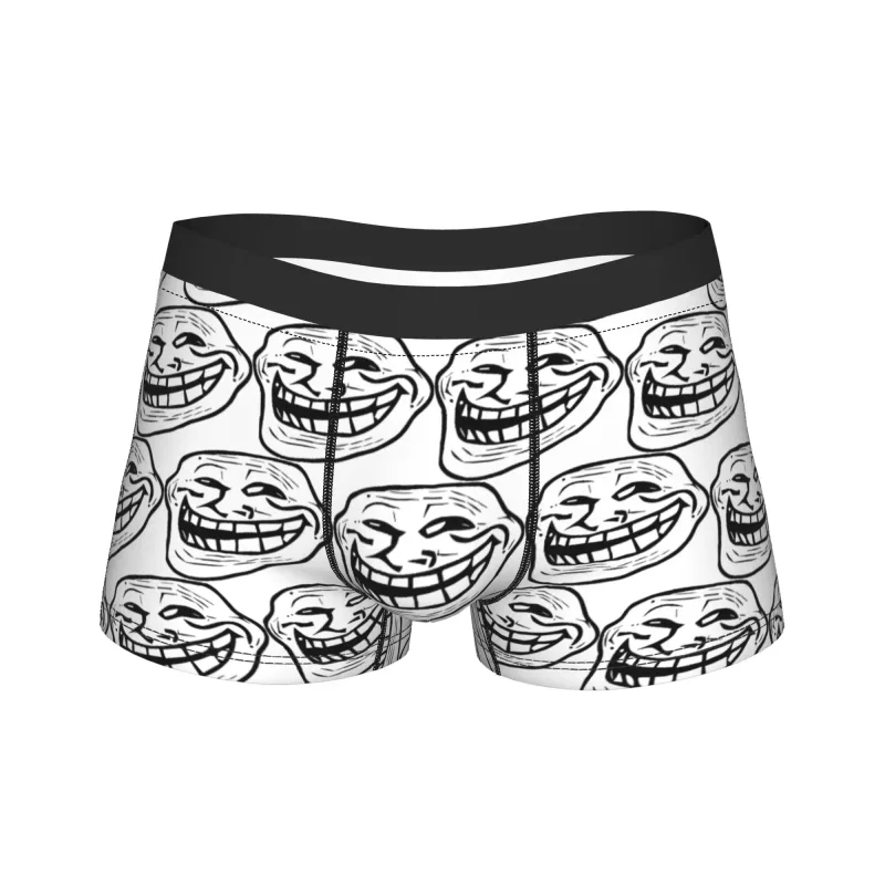 Rage Comic Trollfac Trunk Funny Anime Pouch Ondergoed Hot Koop Patroon Boxer Korte Comfortabele Heren Onderbroek Plus Size