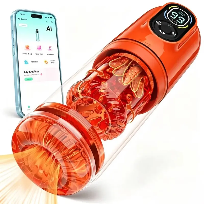 Telescopic Rotation Masturbator Cup Sucking Penis Pump Pocket Pussy Blowjob Sex Toys Stroker Piston Automatic Mastubator for Men — image 6