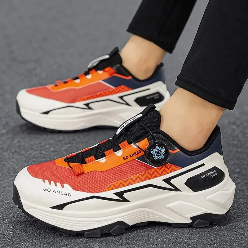 Mens Sneakers Casual Outdoor Anti Slip Shock-absorbing Versatile Off Road Hiking Shoes Comfortable Soft Sole Running Shoes Man — image 2