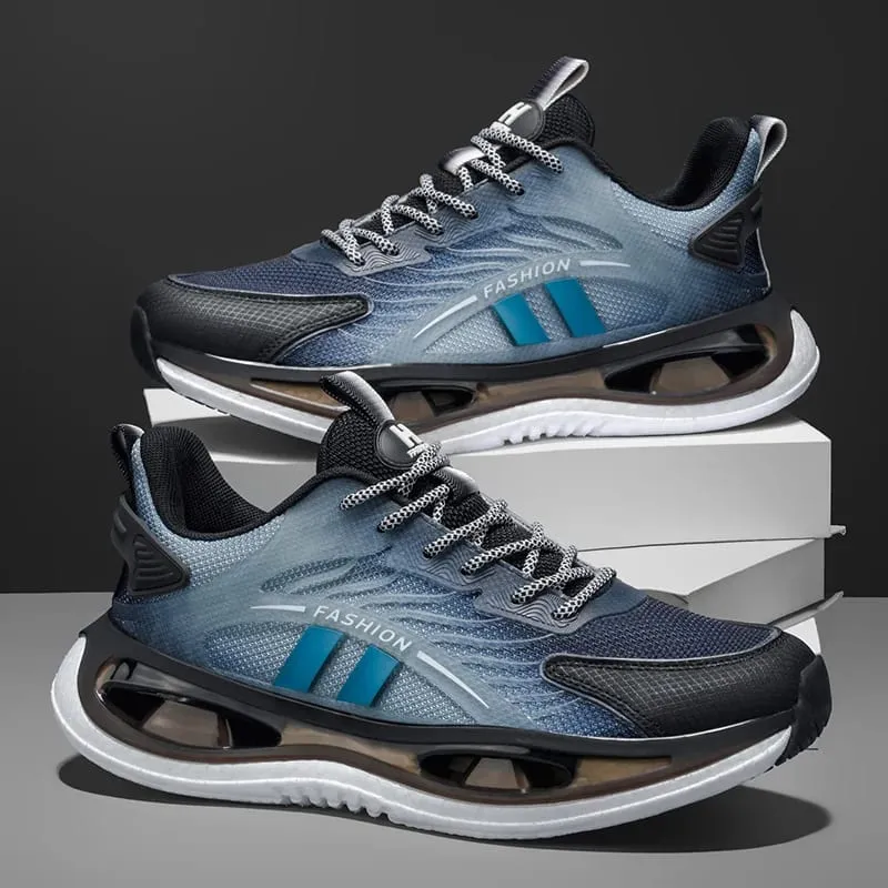 Men's lightweight outdoor racing running shoes spring summer new soft-sole casual sneakers student breathable speed sports shoes
