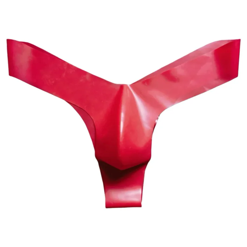 Transparent Latex Thongs For Men Briefs For Men Latex Underwear Brand New Condition G-Strings Underwear Low Waist Briefs — image 2