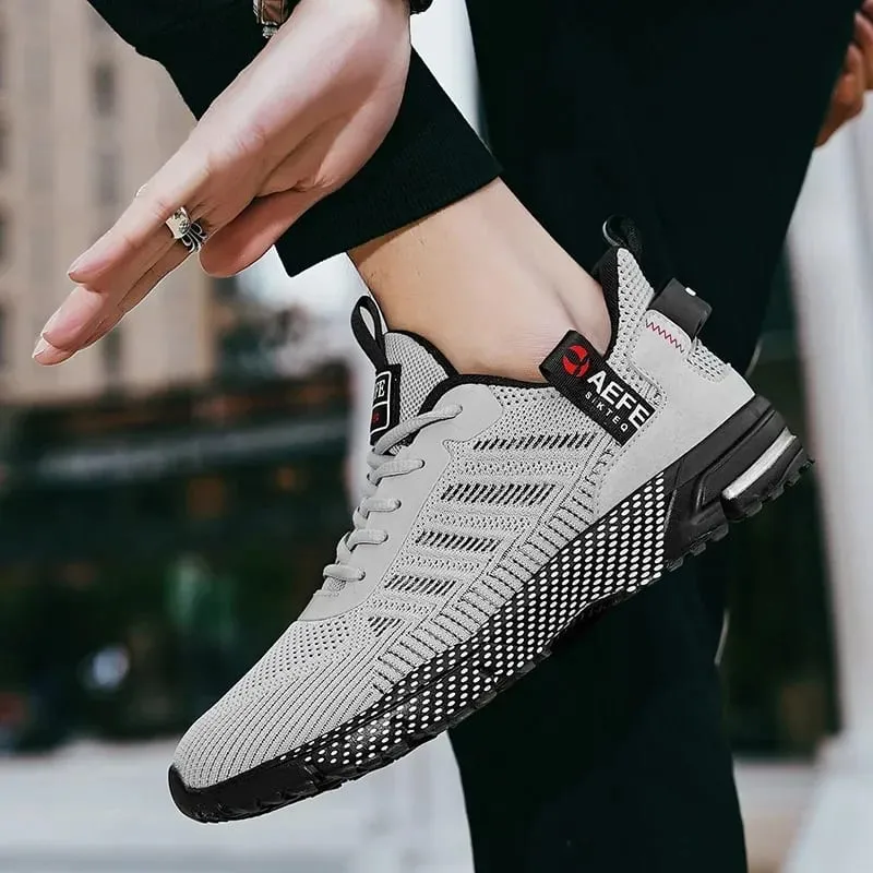 Sepatu Kets Pria Fashion 2026 Sepatu Lari Ringan Sneaker Jaring Musim Panas Sepatu Kasual Sejuk Sepatu Tenis Pria Nyaman — image 7