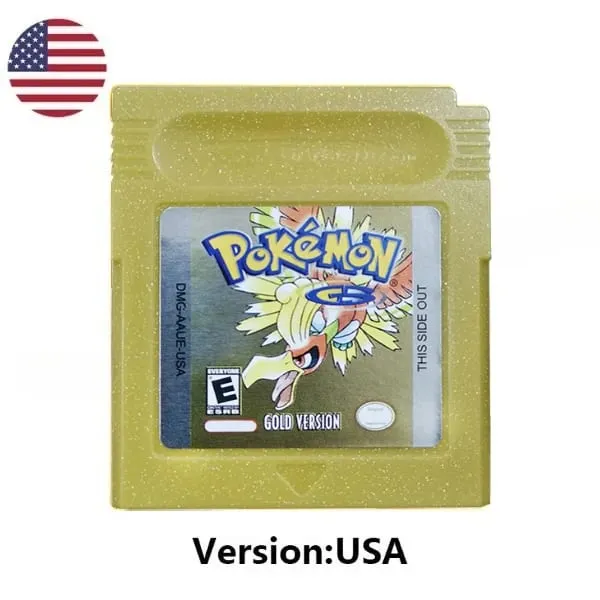 Sok stílusú Pokémon Vörös Kék Kristály Arany Zöld Ezüst Sárga GBC játékkártya 16 bites videojáték kazettás konzolkártya GB/SP — image 11
