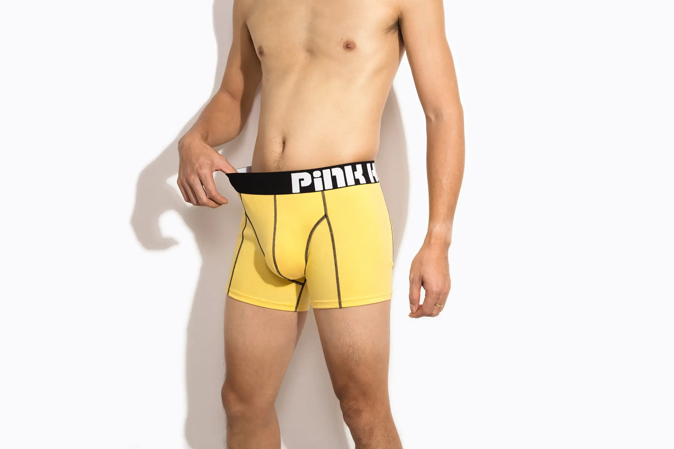 4-PACK Quần lót thời trang PINKHERO dành cho nam giới, Homme thoải mái và mềm mại kiểu dáng thời trang, Quần lót Boxer bằng vải cotton lạ mắt, Quần lót nam — image 6