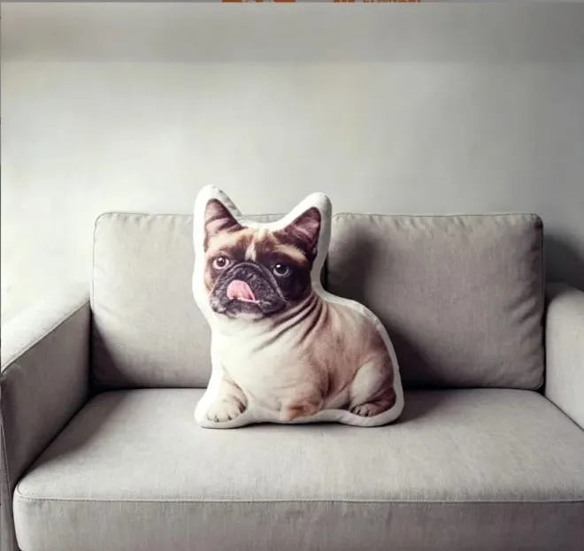 3D printed simulation dog pillow funny pet shaped pillow living room bedroom soft decoration personalized holiday gift — image 13