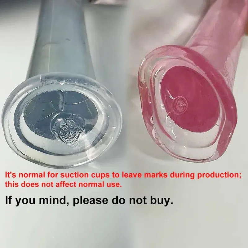 Dengan Harga Murah TPE Transparan Anal Plug Jelly Dildo 4 Ukuran Cangkir Hisap Ayam Vagina Masturbasi Lembut Penis Kecil Wanita Pria Mainan Seks — image 4