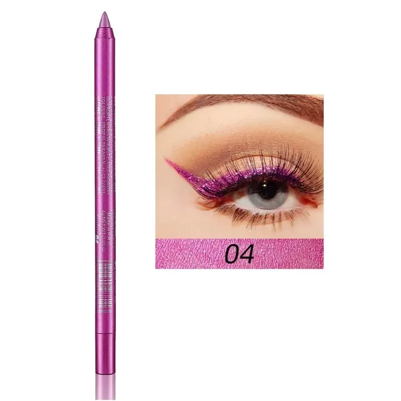 17 สี Pearlescent ดินสออายไลเนอร์สีสันสดใสกันน้ำ Long-Lasting Matte Smooth สวมใส่อายแชโดว์อายไลเนอร์ปากกาแต่งหน้า — image 10