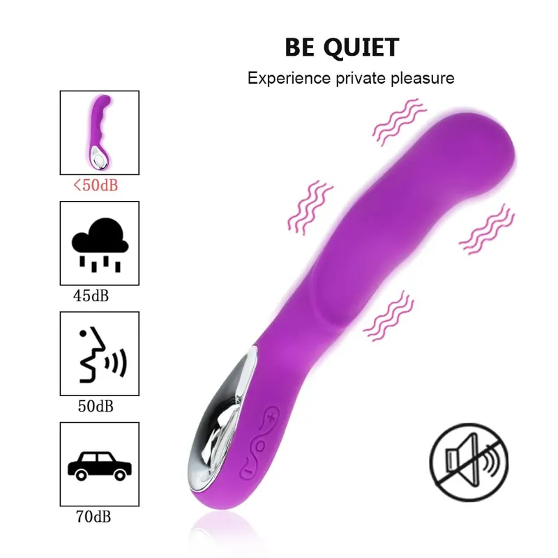 G Spot Dildo Vibrator G Spot Vaginal Stimulator Clitoris Pussy Massager Waterproof Magic Wand Rechargeable Sex Toy for Women — image 2
