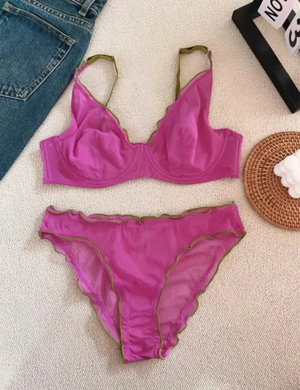 Buong Coverage Minimiser Bra para sa Malaking Bust Ultra Manipis na Seamless Wireless Lift & Support Anti Sag Set BANERDANNI S-2XL 32-40 ABC — image 15