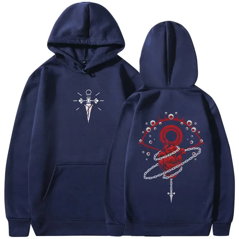 Anime Hunter X Hunter Hoodies Kurapika Phantom Troupe Kapuzenpullover Herren Damen Kleidung Übergroße Pullover Streetwear — image 2