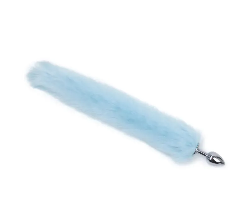 Rabbit Tail Fox Tail Metal Anal Plug Sex Toy adult Product for Woman Anal Plug Dog Tails Slave Cosplay Fetish Gear Accessories — image 11