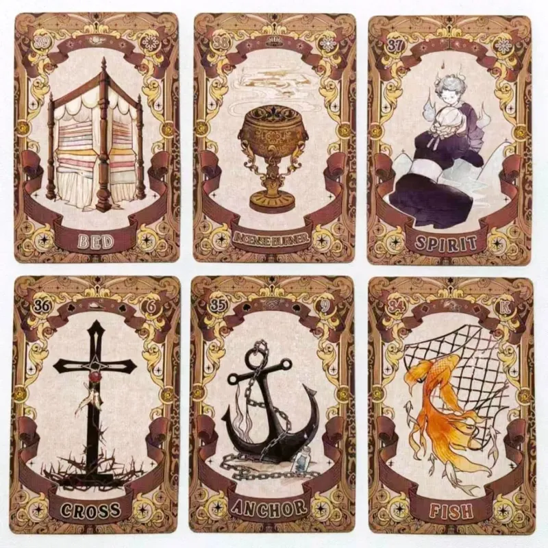 Fairy Tale Dream Lenormand Tarot Deck - 44 Cards Tabletop Game Illustration Theme for Divination And Storytelling