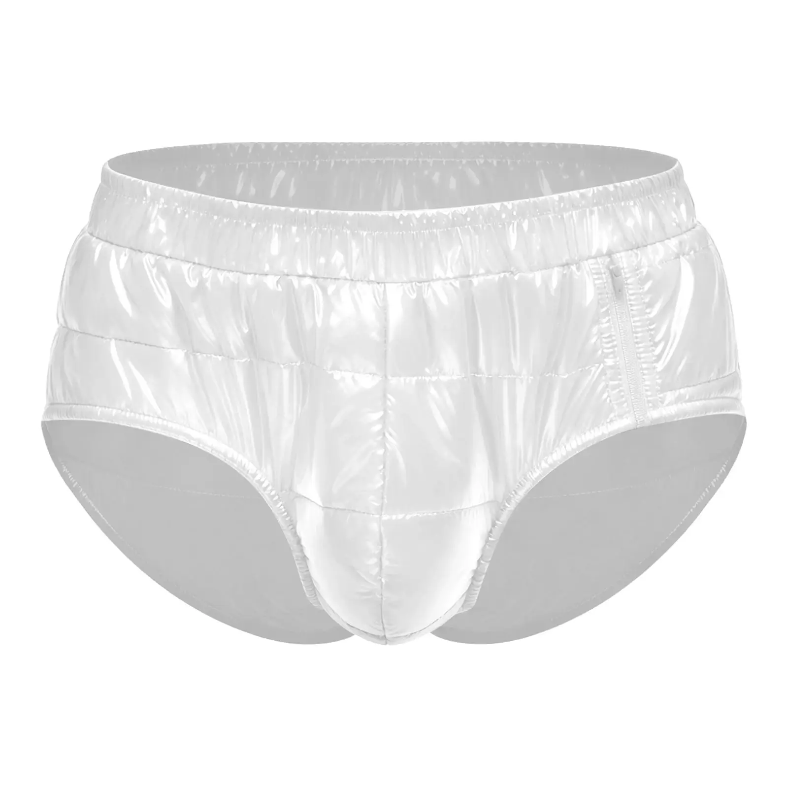 Mens Diaper Cover Adaptive Underwear Elastic Waistband Water Resistant Padded Briefs Reusable Leakproof Panties Special Wear — image 1