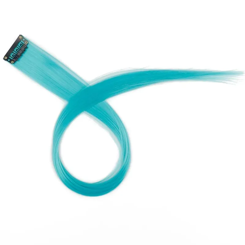 45cm Straight Clip‑on Synthetic Hair Pieces One‑Piece Bright Color Hair Extension Clips DIY Cosplay Hair Accessories — image 26