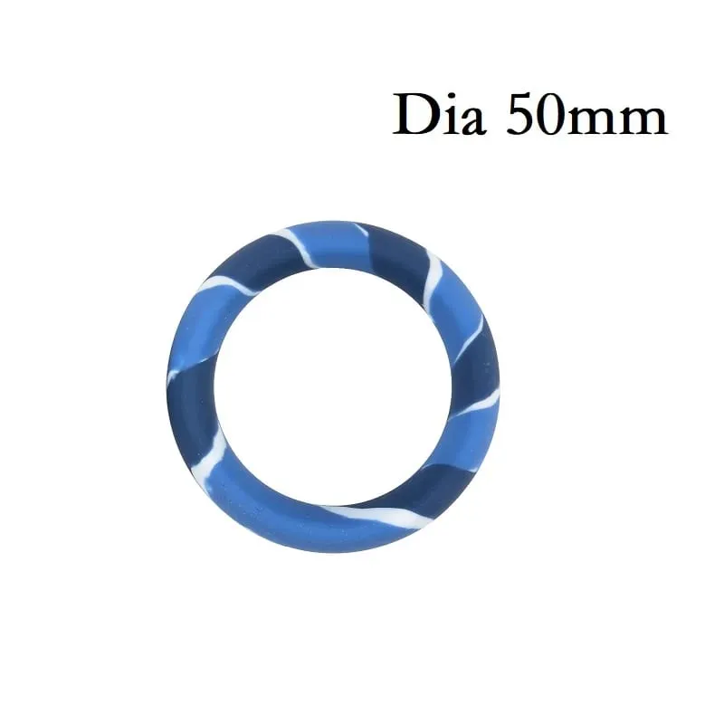 Small Large Silicone Penis Cock Ring Lock Set Delay Time Ejaculation Male Penis Ring Ball Stretcher Bondage Slave Sex Toy Man — image 8