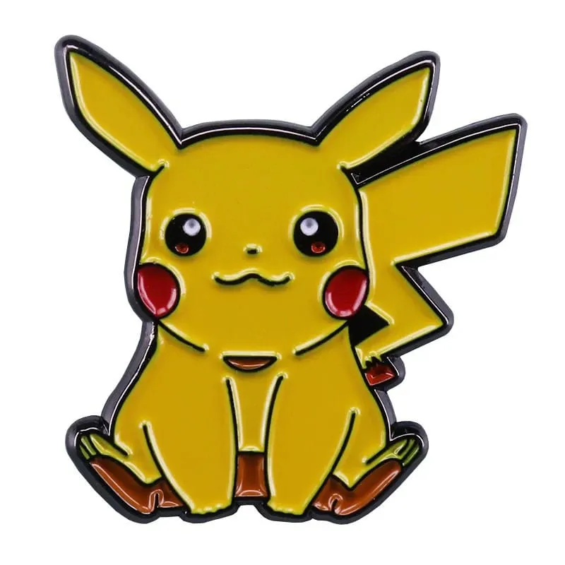 Cute Cartoon Pokemon Pikachu Lapel Pins for Backpack Enamel Pin Badges Brooch for Clothes Fashion Jewelry Holiday Gifts