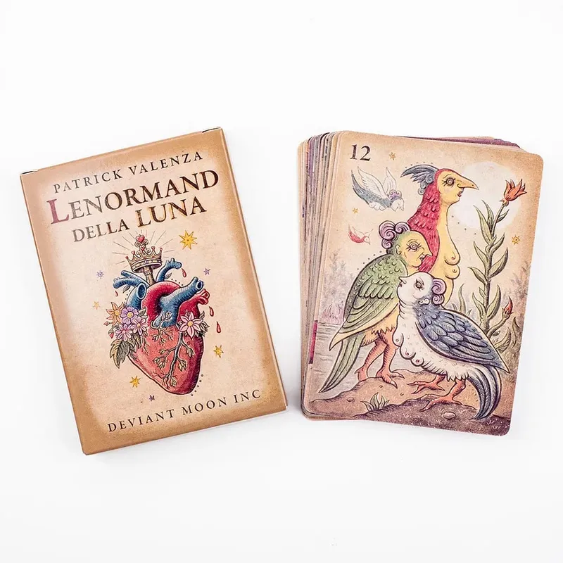 36Pcs Lenormand Della Luna Tarot Deck Tabletop Cards Of Group Games For Parties Precognition & Divinatio Oracle Set 7.3*10.2cm — image 4