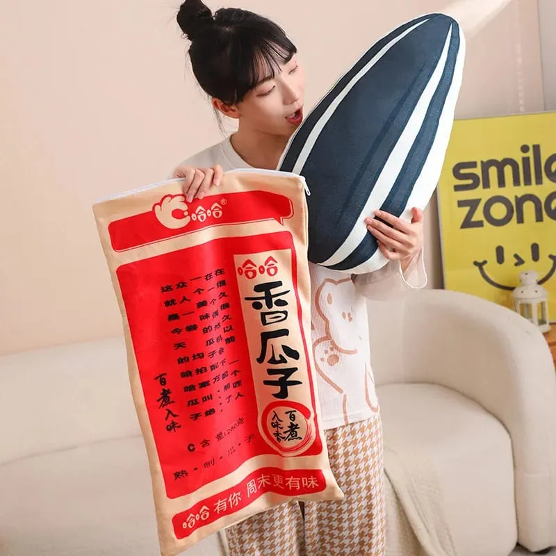 Mới Kích Thước Khổng Lồ Mô Phỏng Trung Quốc Túi Hạt Dưa Sang Trọng Món Đồ Chơi Mềm Mại Êm Ái Gối Nệm Cho Trẻ Em Họ Đồ Chơi Ngộ nghĩnh dành cho Trẻ Em — image 10
