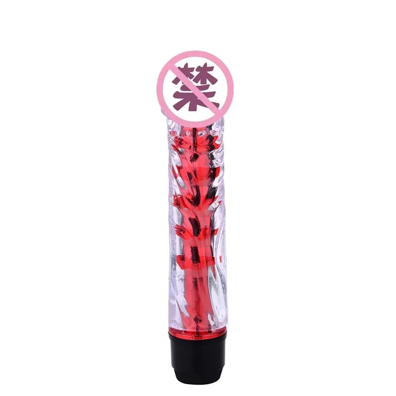 Small Bald Vibrators G-Spot Vibrator for Women Realistic Jelly Dildo with Thorn Dragon Beard Clitoris Stimulator Adult Sex Toys — image 11