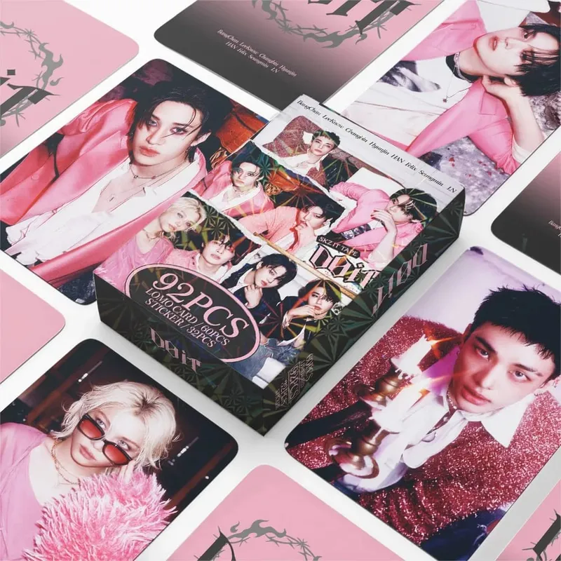 92PCS Korean Hot Idol New Album "THIS&THAT" High Quality Lomo Cards Felix BangChan HyunJin I.N Han Fans Collect Small Cards — image 7