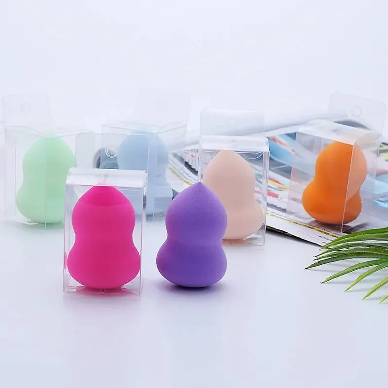 50pcs Custom Logo Soft Non Latex Makeup Sponge Private Label Foundation Beauty Sponge Multi-colored Makeup Sponge DIY — image 4