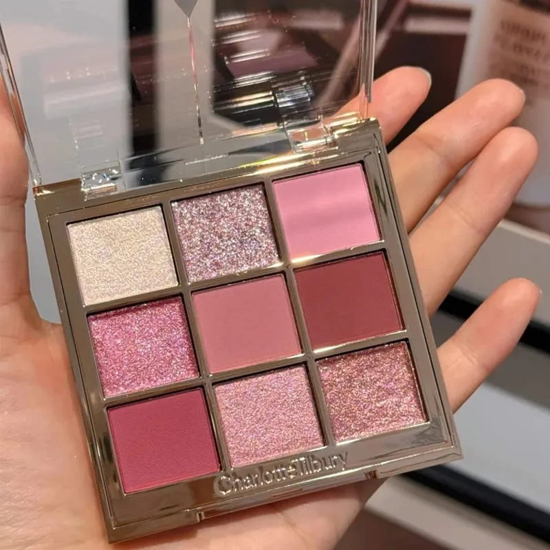 Charlotte Tilbury PILLOW TALK Série Coração Macio Cor Dupla Pó Blush Placa de Cores Código de Cores Quentes Primeiro Amor Sexo em Fogo — image 15